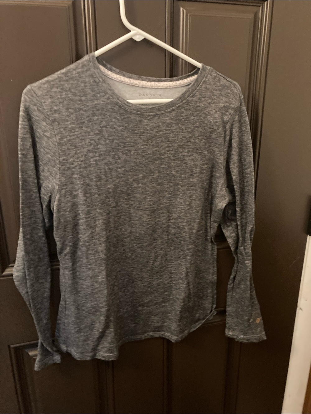 Dakin Women's Heather Gray Long Sleeve Crewneck Tee
